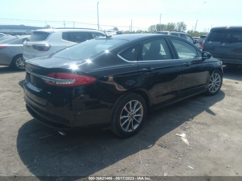 2017 FORD FUSION SE - 3FA6P0H76HR179461