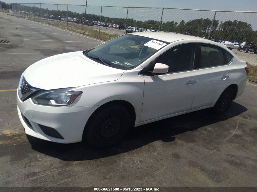 2016 NISSAN SENTRA SR/SL/S/SV/FE+ S - 3N1AB7AP0GY286972