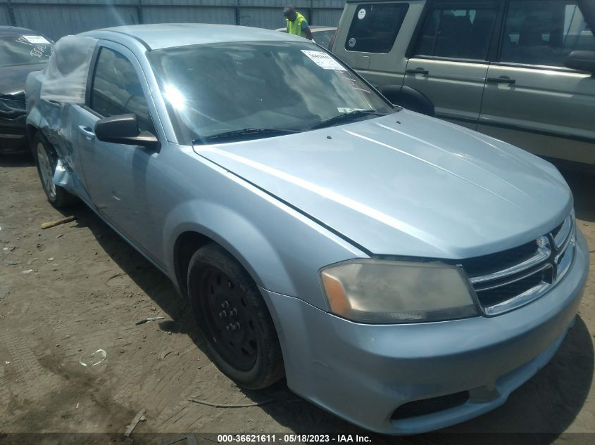 2013 DODGE AVENGER SE V6 - 1C3CDZAG5DN771827