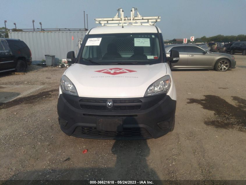2017 RAM PROMASTER CITY CARGO VAN ZFBERFAB2H6G69254