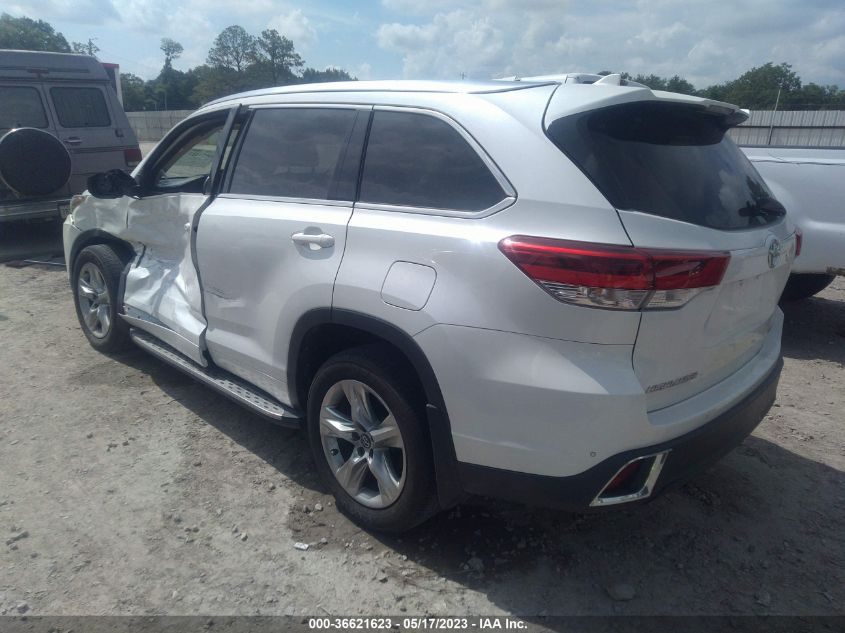 2018 TOYOTA HIGHLANDER LIMITED - 5TDYZRFH2JS277130