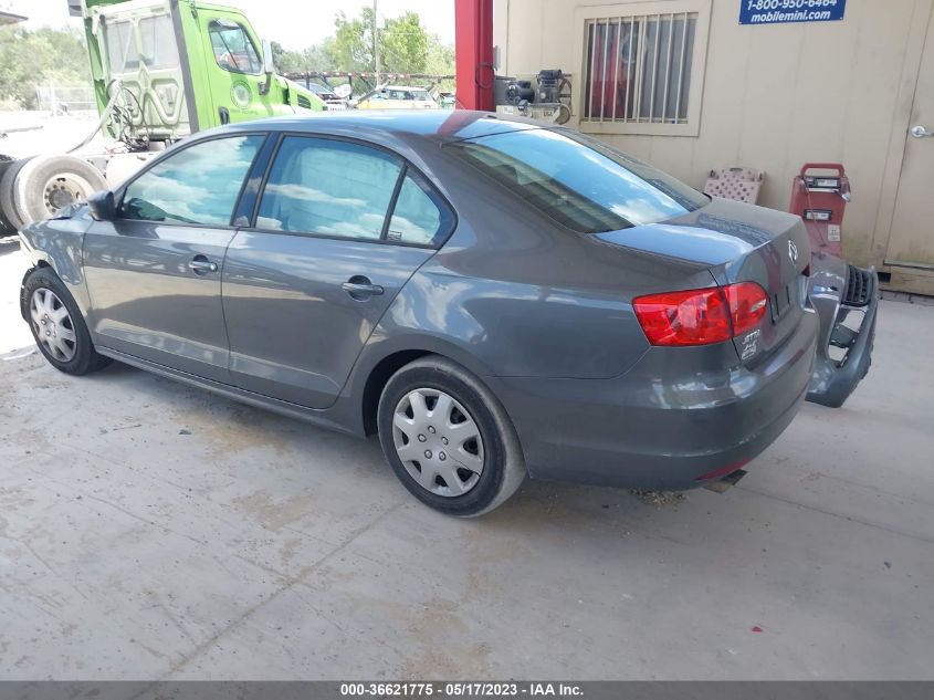 2014 VOLKSWAGEN JETTA SEDAN S - 3VW1K7AJ0EM379548