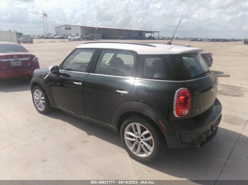 2013 MINI COOPER COUNTRYMAN S - WMWZC3C52DWP23355
