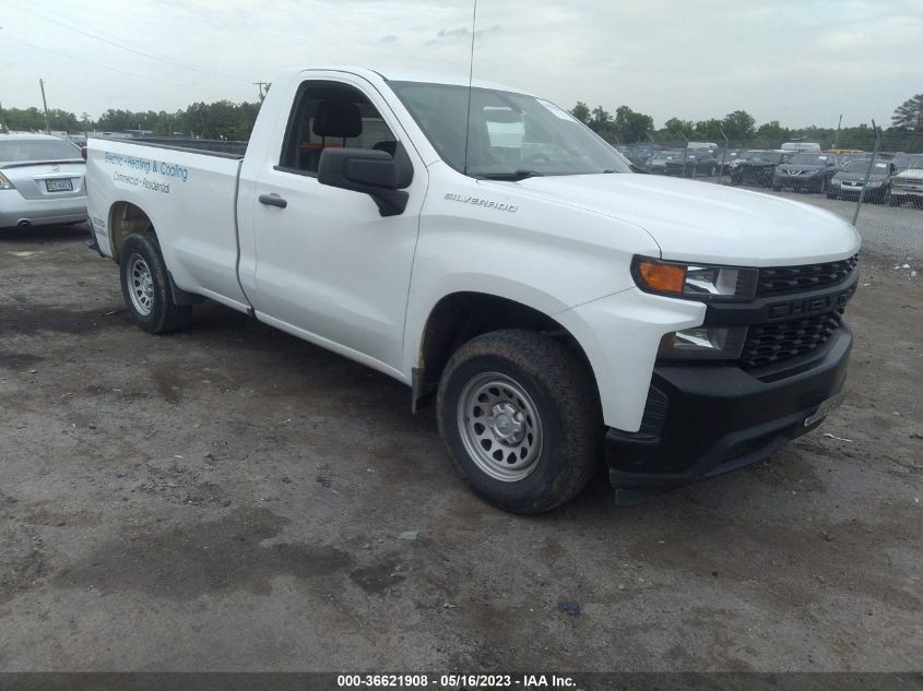 2019 CHEVROLET SILVERADO 1500 WORK TRUCK - 3GCNWAEH8KG174972