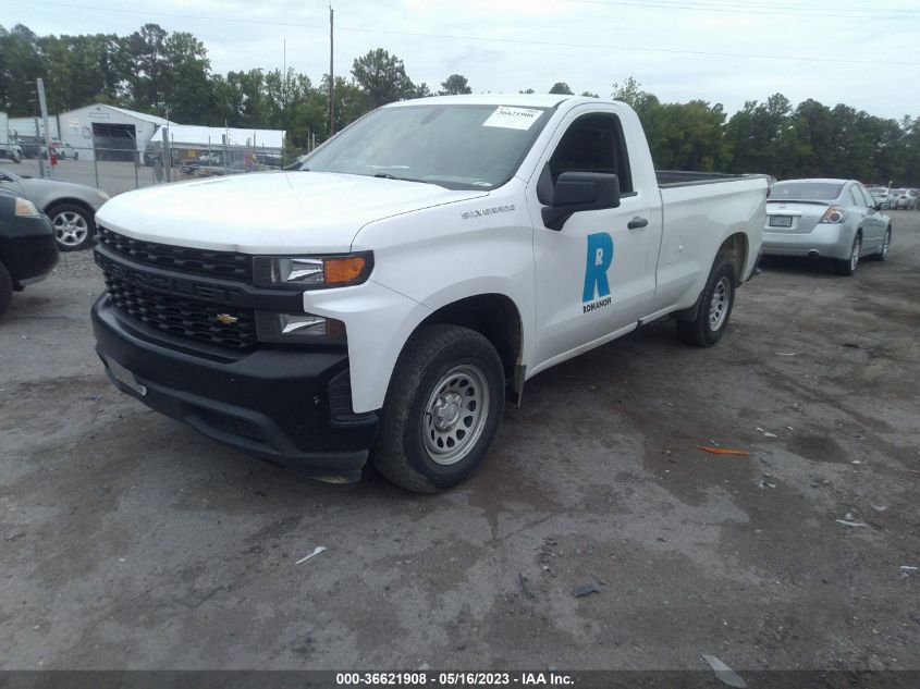 2019 CHEVROLET SILVERADO 1500 WORK TRUCK - 3GCNWAEH8KG174972