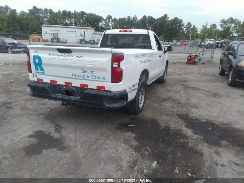 2019 CHEVROLET SILVERADO 1500 WORK TRUCK - 3GCNWAEH8KG174972