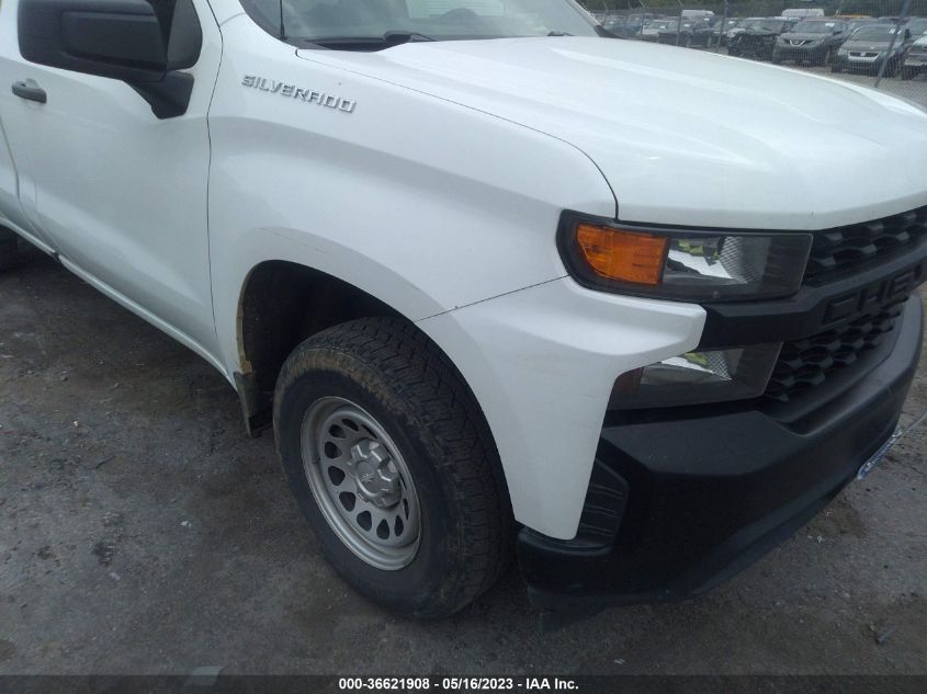 2019 CHEVROLET SILVERADO 1500 WORK TRUCK - 3GCNWAEH8KG174972