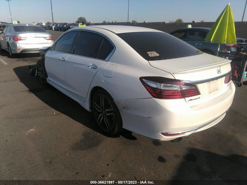 2016 HONDA ACCORD SEDAN SPORT - 1HGCR2F55GA174816