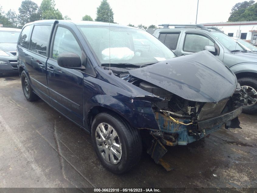 2014 DODGE GRAND CARAVAN SE - 2C4RDGBGXER379763