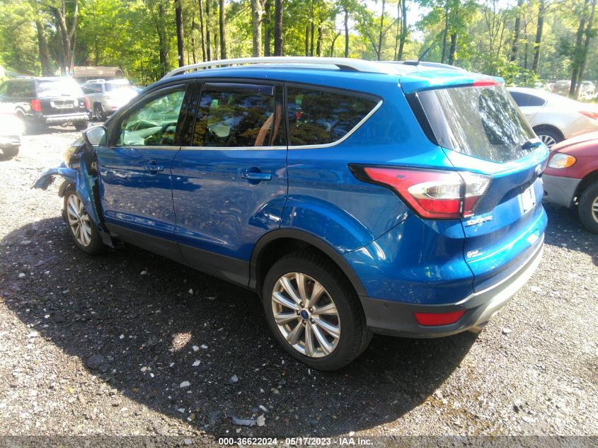2017 FORD ESCAPE TITANIUM - 1FMCU9J9XHUD35835