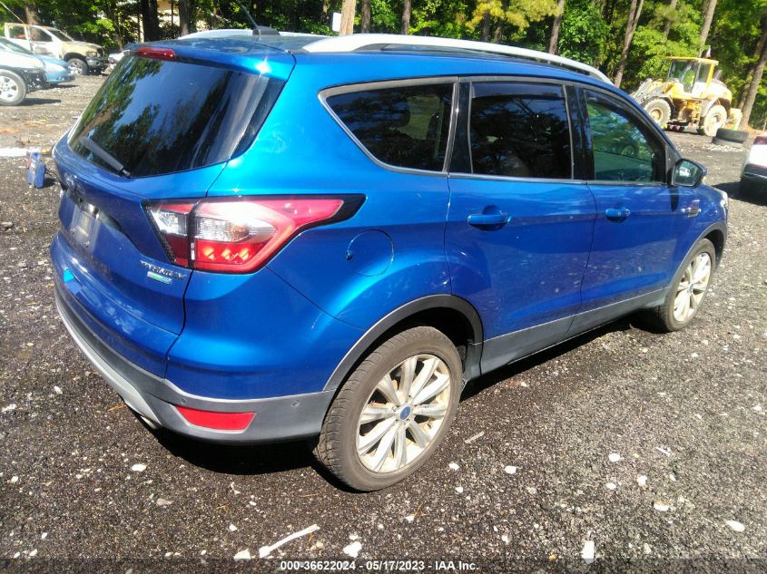 2017 FORD ESCAPE TITANIUM - 1FMCU9J9XHUD35835