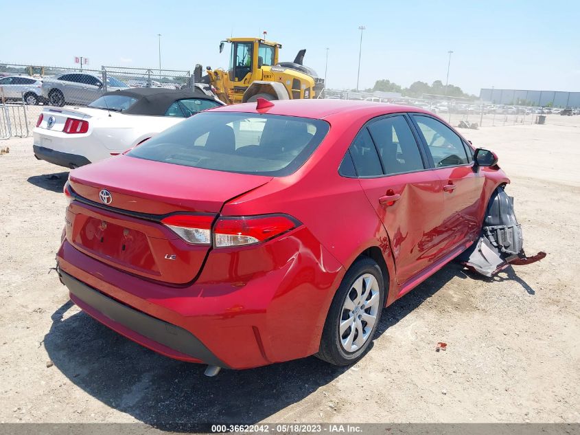 2020 TOYOTA COROLLA LE - JTDEPRAE7LJ087491