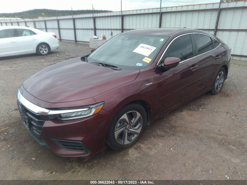 2019 HONDA INSIGHT EX - 19XZE4F50KE027910