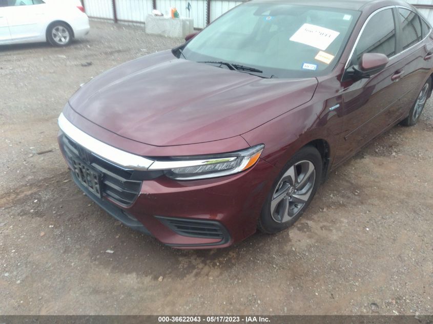 2019 HONDA INSIGHT EX - 19XZE4F50KE027910