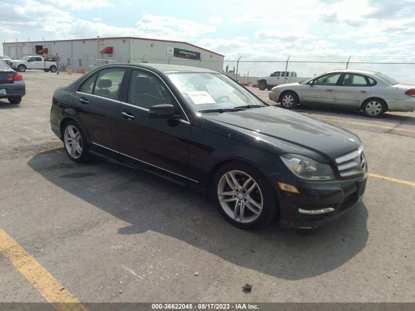 2013 MERCEDES-BENZ C-CLASS C 250 - WDDGF4HB0DR269021