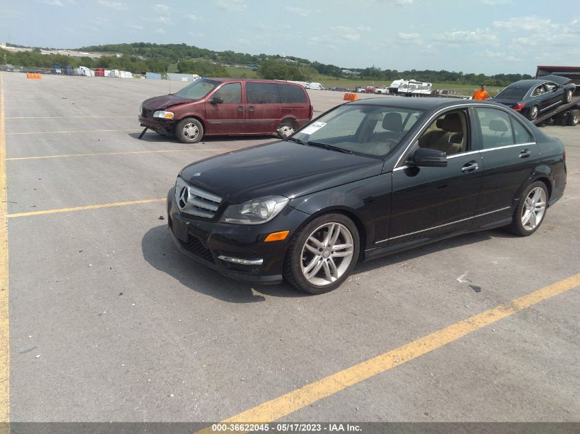 2013 MERCEDES-BENZ C-CLASS C 250 - WDDGF4HB0DR269021