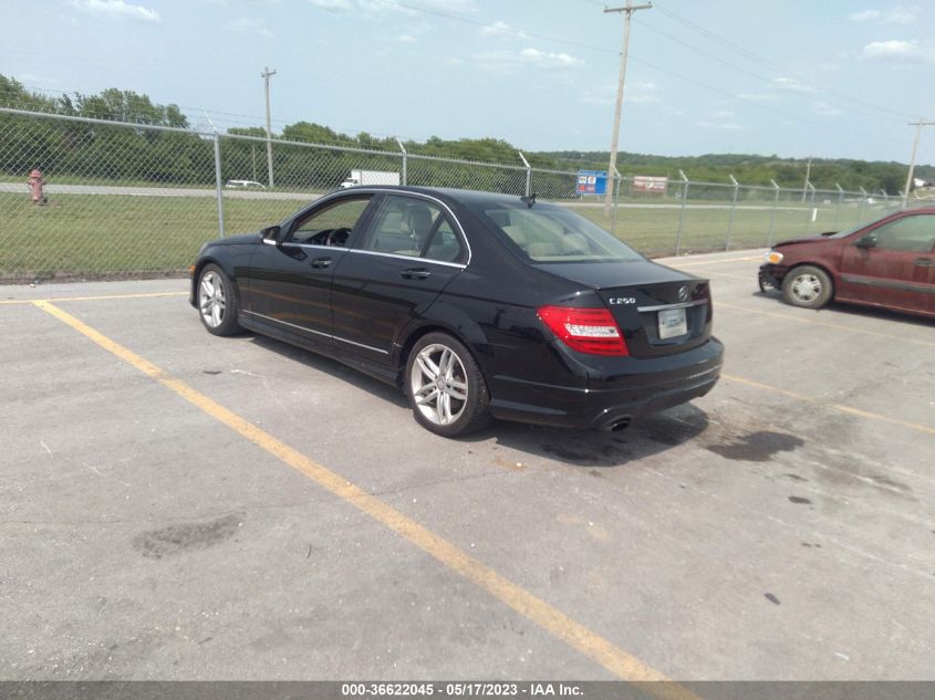 2013 MERCEDES-BENZ C-CLASS C 250 - WDDGF4HB0DR269021