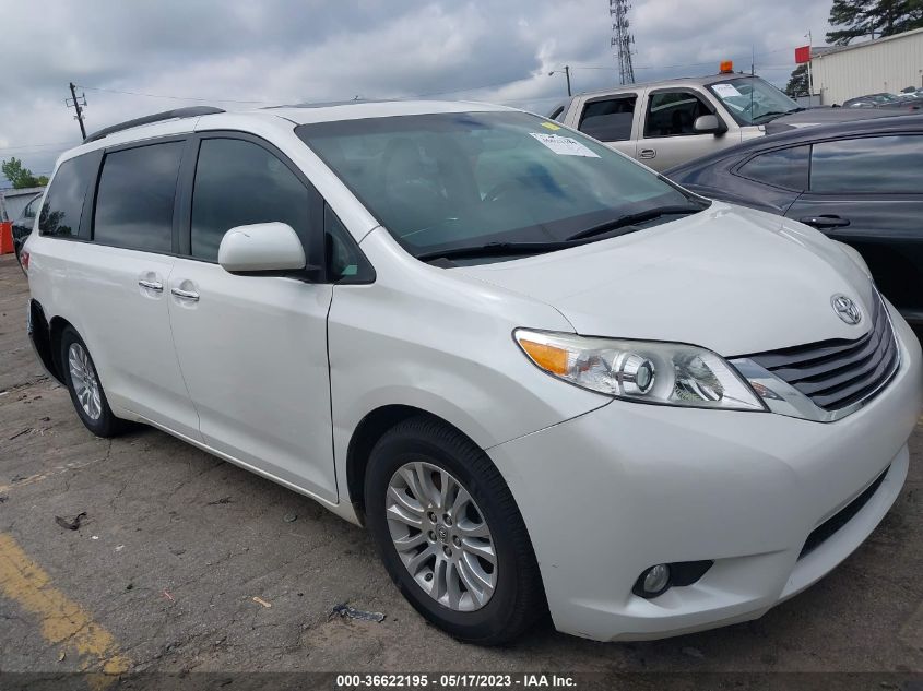 2015 TOYOTA SIENNA XLE/XLE AAS/LTD - 5TDYK3DC1FS655230