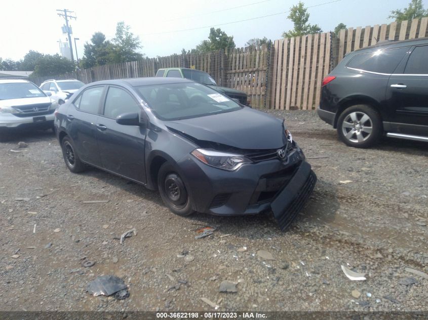 2014 TOYOTA COROLLA L/LE/S/S PLUS/LE PLUS - 2T1BURHE6EC188344