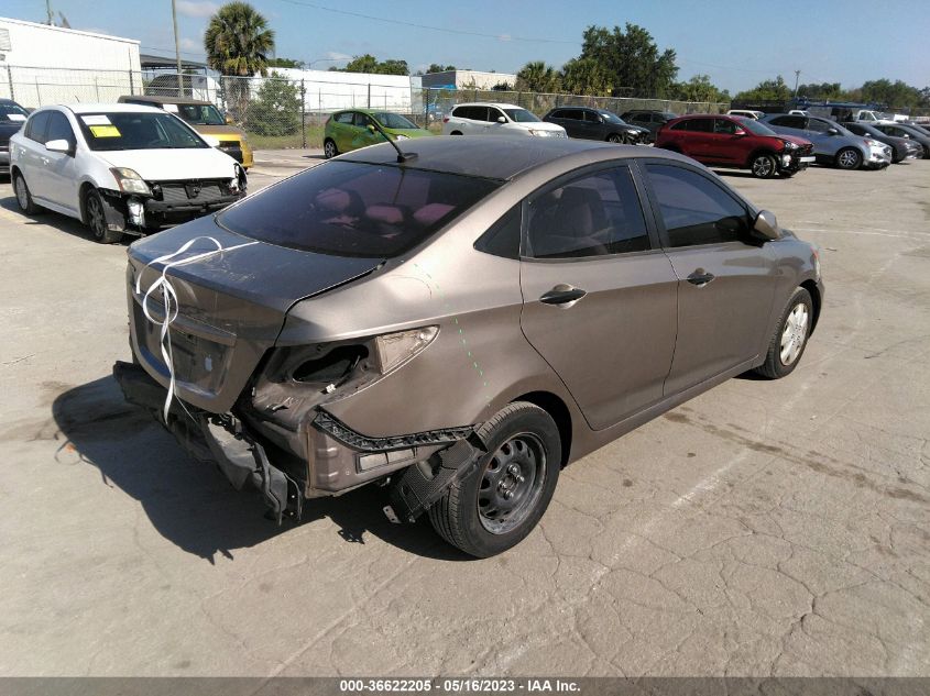 2013 HYUNDAI ACCENT GLS - KMHCT4AE3DU532018