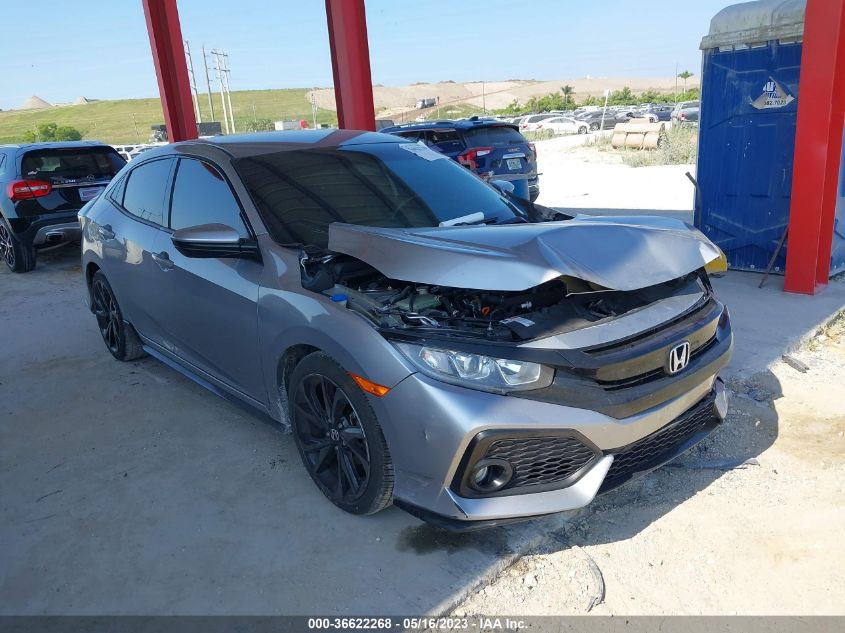 2018 HONDA CIVIC HATCHBACK SPORT - SHHFK7H4XJU229419