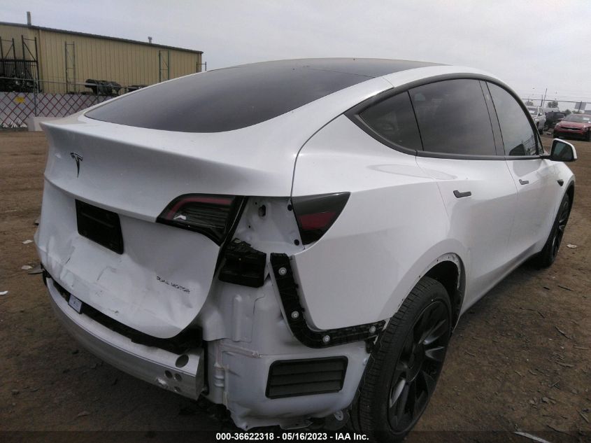 2022 TESLA MODEL Y LONG RANGE - 7SAYGDEE0NF445196