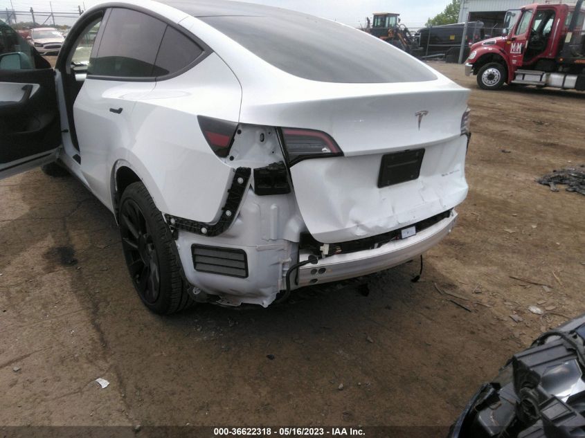 2022 TESLA MODEL Y LONG RANGE - 7SAYGDEE0NF445196