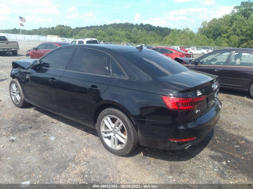 2017 AUDI A4 ULTRA PREMIUM - WAUGMAF40HN049858