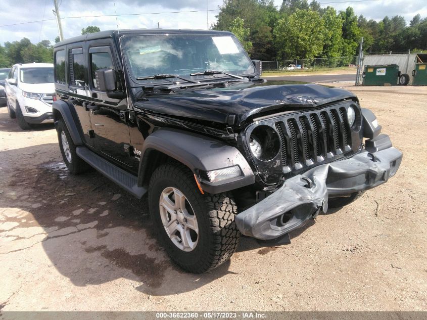 2019 JEEP WRANGLER UNLIMITED SPORT S - 1C4HJXDGXKW534431
