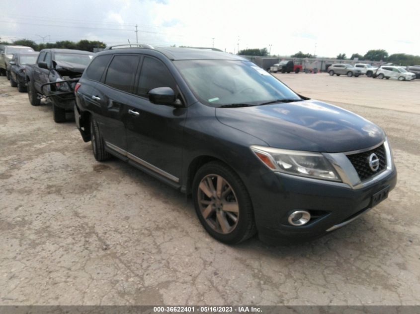 2016 NISSAN PATHFINDER PLATINUM - 5N1AR2MN5GC643072