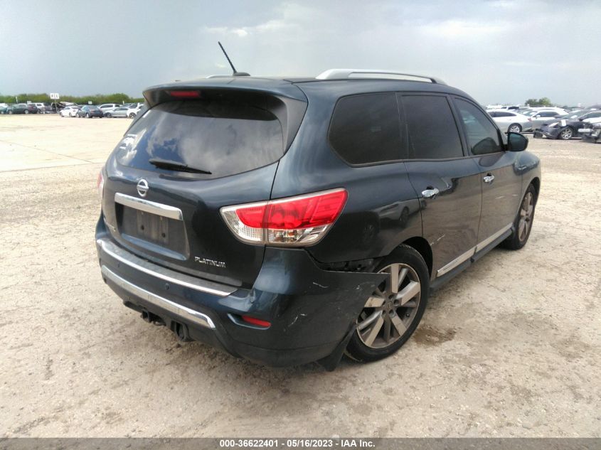 2016 NISSAN PATHFINDER PLATINUM - 5N1AR2MN5GC643072