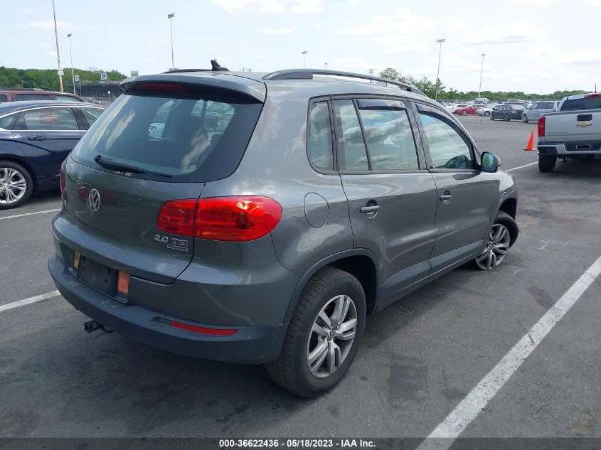 2015 VOLKSWAGEN TIGUAN S - WVGBV7AX1FW595280