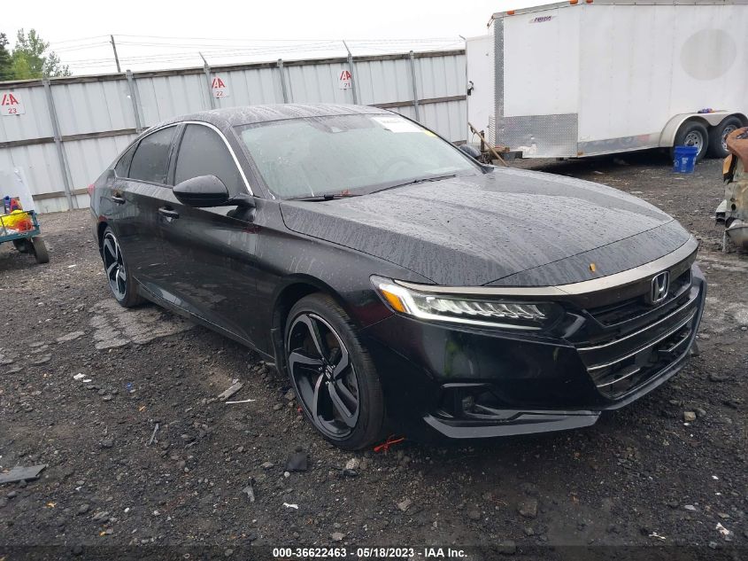 2022 HONDA ACCORD SEDAN SPORT - 1HGCV1F31NA064816
