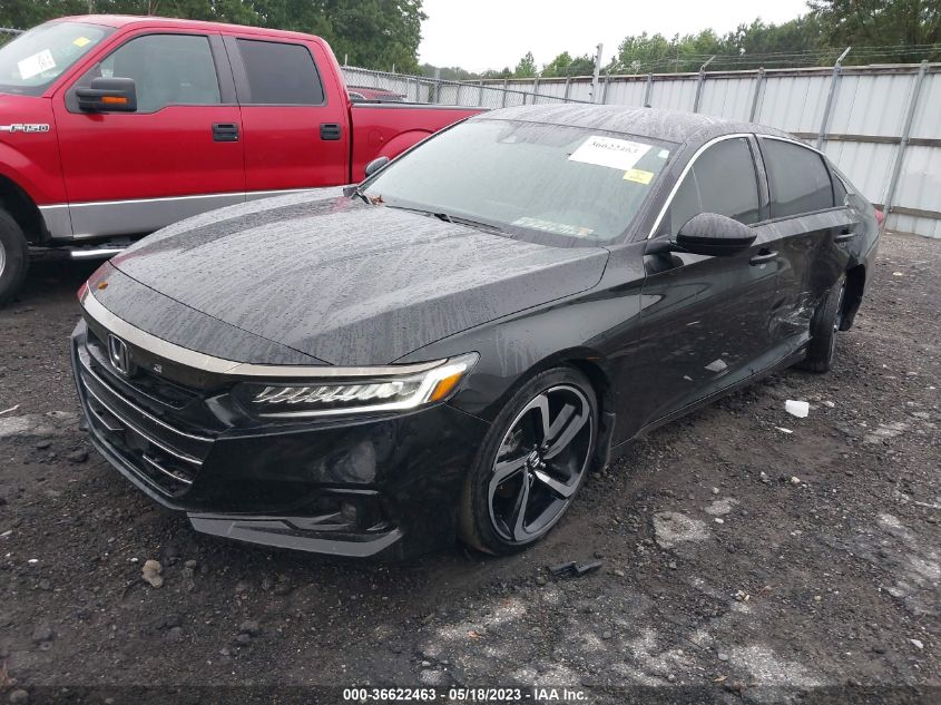2022 HONDA ACCORD SEDAN SPORT - 1HGCV1F31NA064816