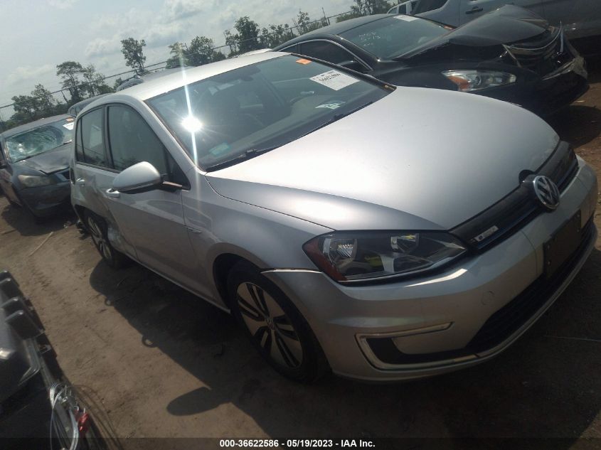 2016 VOLKSWAGEN E-GOLF SE - WVWKP7AU0GW913640