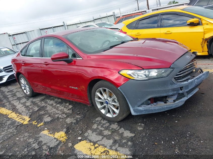 2017 FORD FUSION HYBRID SE - 3FA6P0LUXHR238184