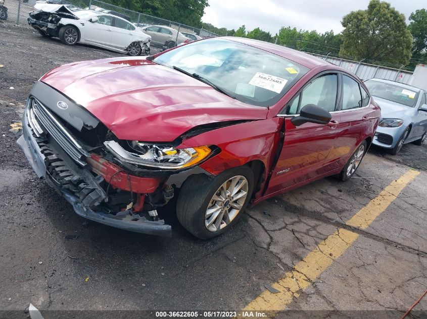 2017 FORD FUSION HYBRID SE - 3FA6P0LUXHR238184