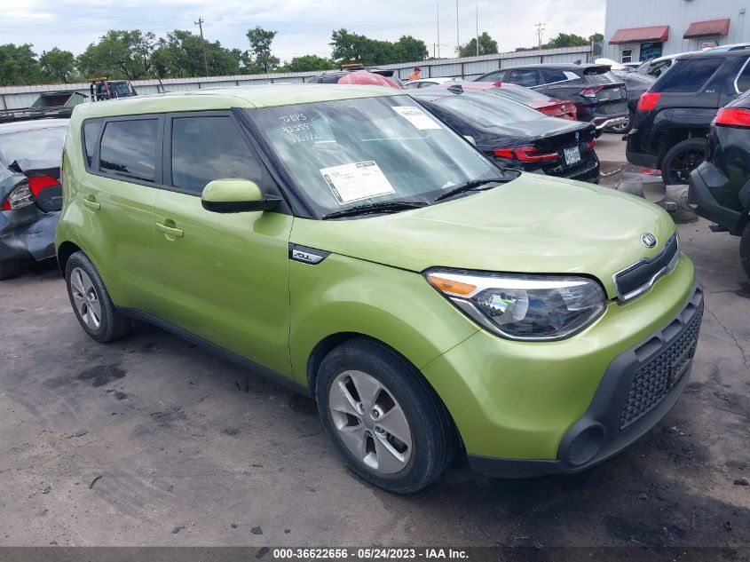 2016 KIA SOUL BASE - KNDJN2A25G7832419
