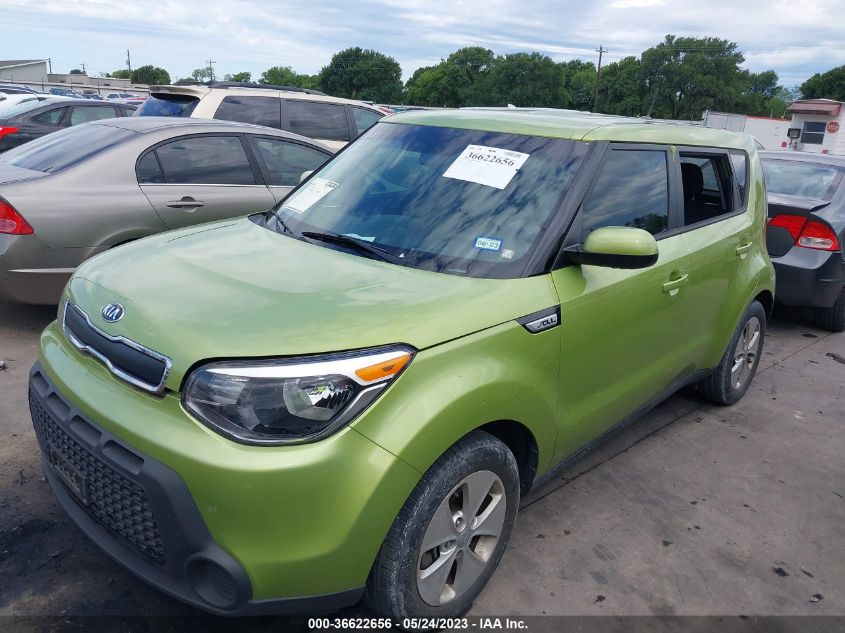 2016 KIA SOUL BASE - KNDJN2A25G7832419