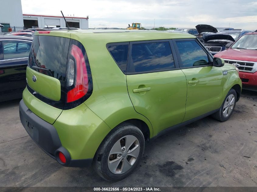 2016 KIA SOUL BASE - KNDJN2A25G7832419