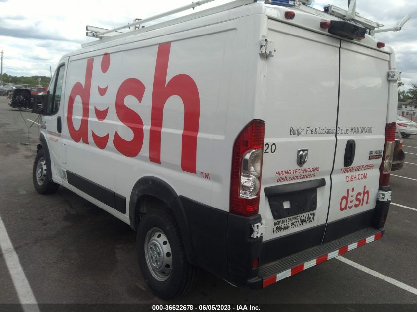 2021 RAM PROMASTER CARGO VAN - 3C6LRVAG6ME552747