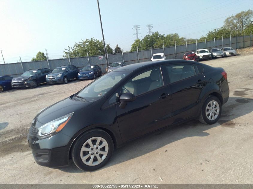 2014 KIA RIO LX - KNADM4A36E6409790