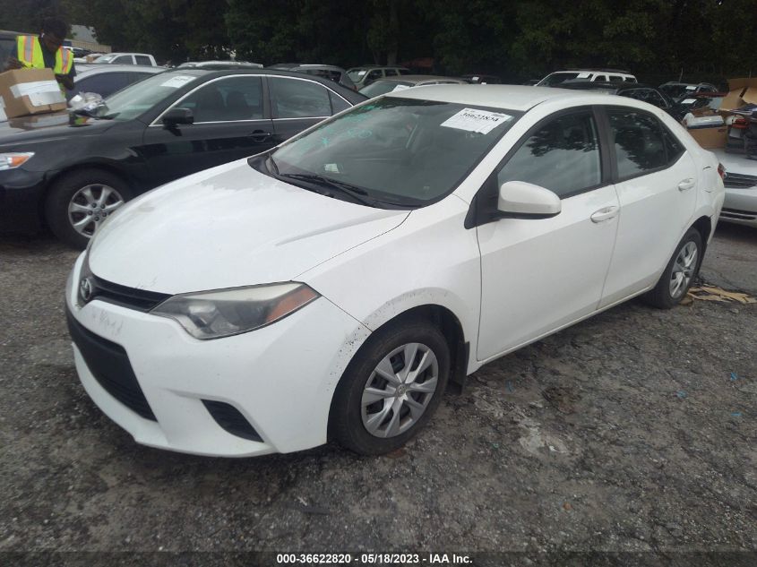 2014 TOYOTA COROLLA L/LE/S/S PLUS/LE PLUS - 2T1BURHE8EC054838