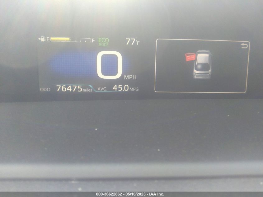 2016 TOYOTA PRIUS TWO - JTDKBRFU7G3003570
