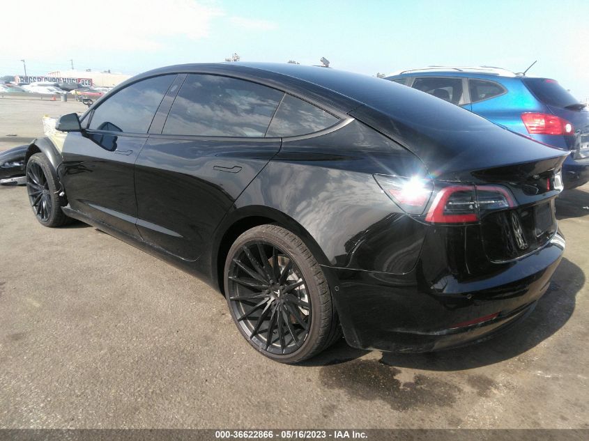 2022 TESLA MODEL 3 LONG RANGE - 5YJ3E1EB0NF115639