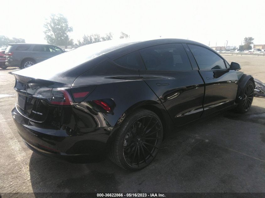 2022 TESLA MODEL 3 LONG RANGE - 5YJ3E1EB0NF115639