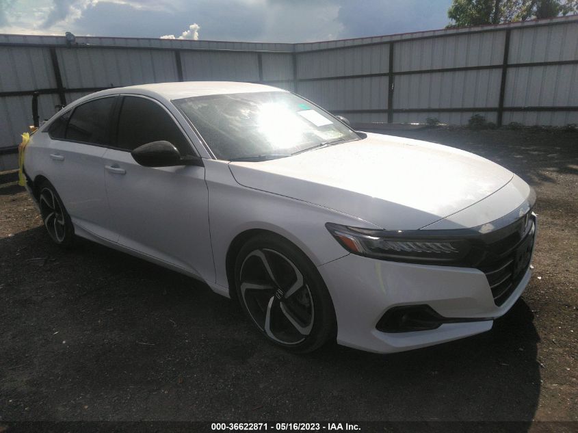 2021 HONDA ACCORD SEDAN SPORT SE - 1HGCV1F41MA091781