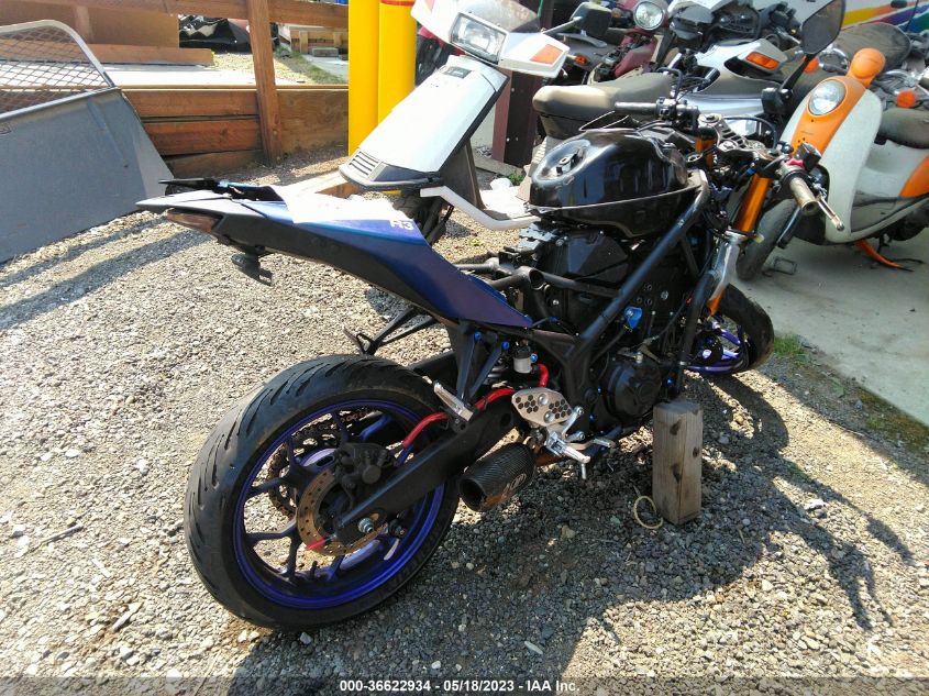 2019 YAMAHA YZFR3 MH3RH17Y5KK001350