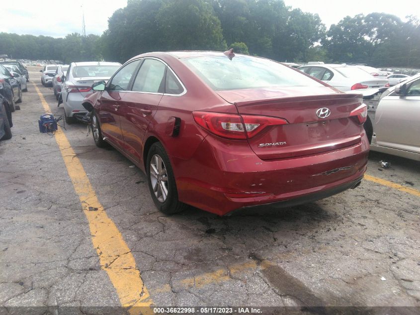 2015 HYUNDAI SONATA 2.4L - 5NPE24AF9FH081103