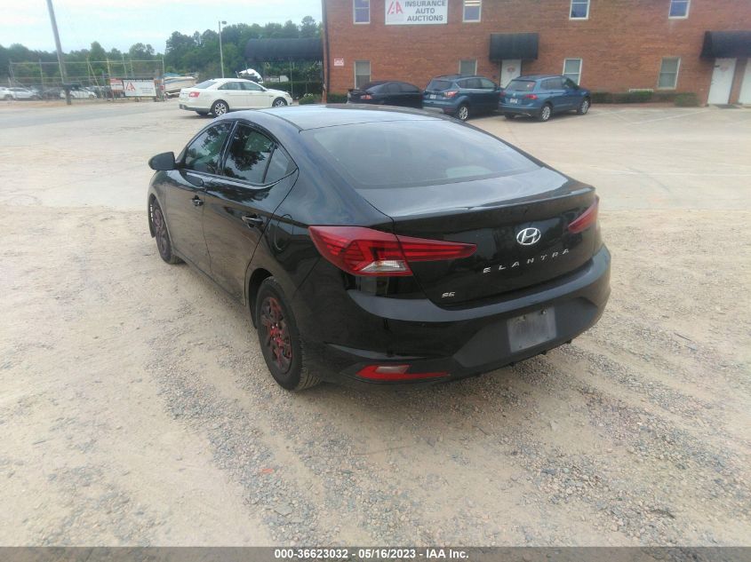 2019 HYUNDAI ELANTRA SE - 5NPD74LF9KH438901